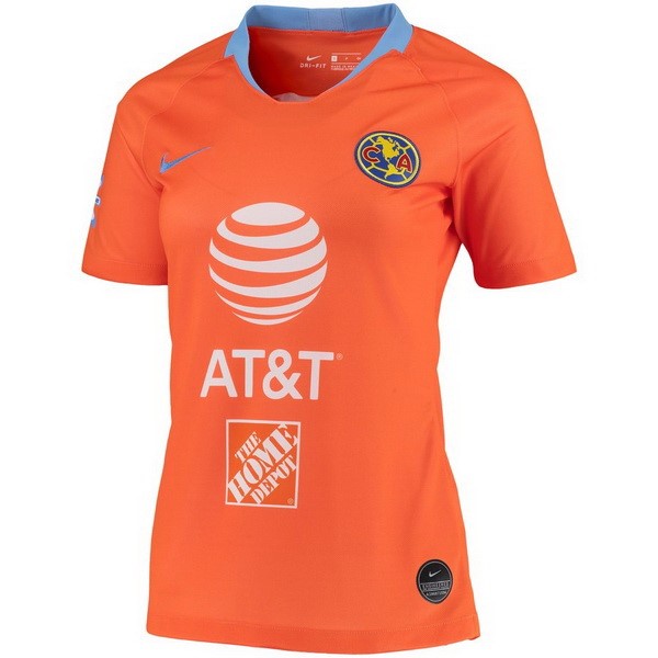 Camiseta Club América 3ª Kit Mujer 2019 2020 Naranja